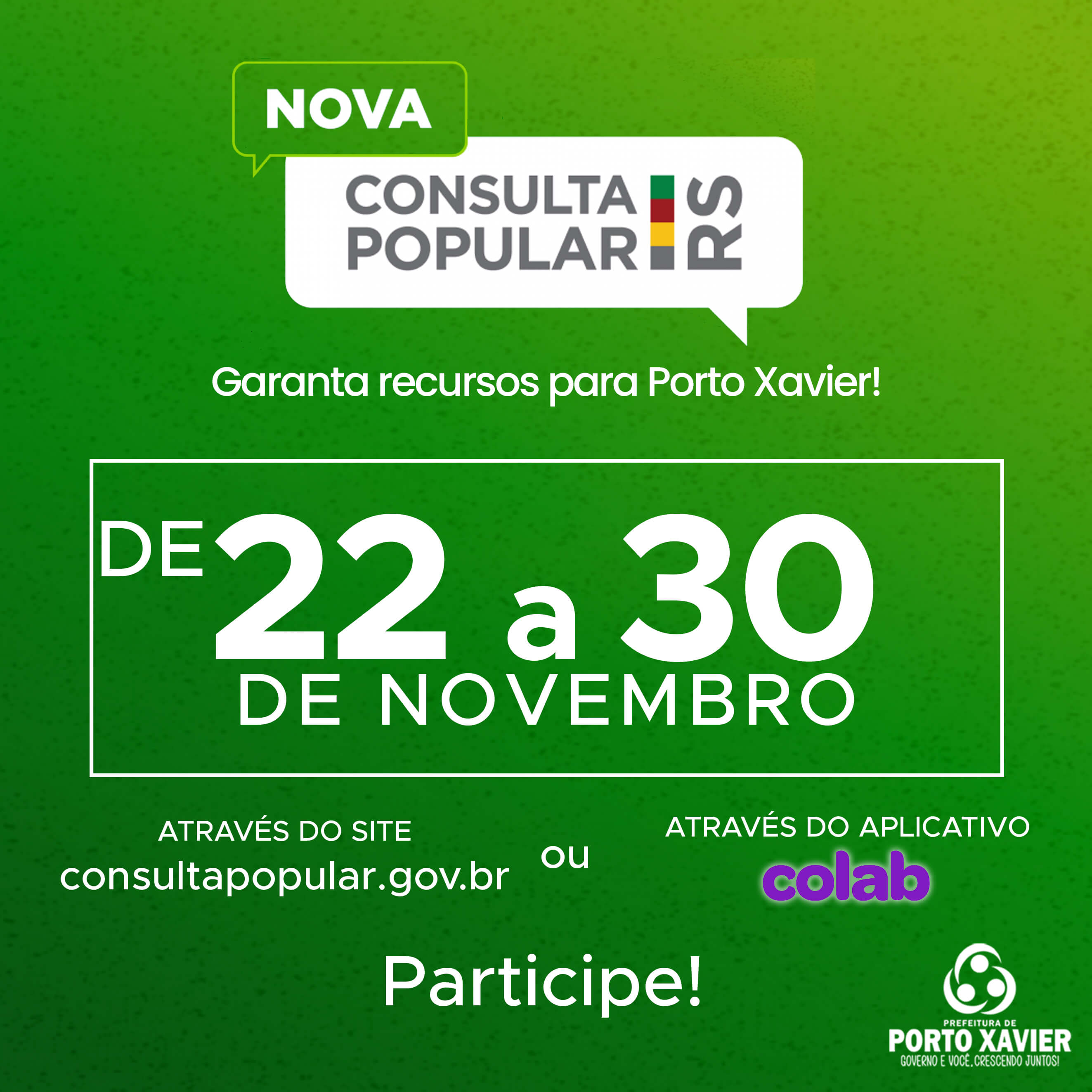 Começou a votação da Consulta Popular 2021 